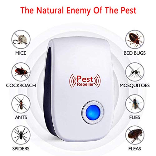 Ultrasonic Pest Repeller 6 Packs, 2021 Upgraded Electronic Pest