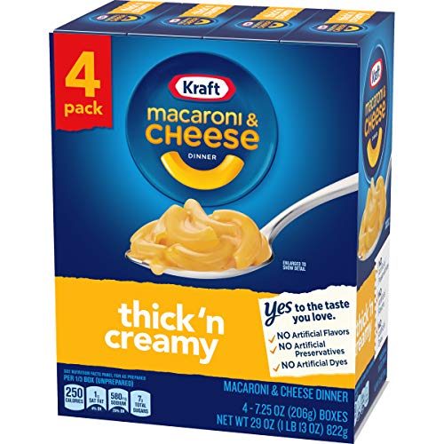 Kraft Thick n' Creamy Macaroni and Cheese Dinners, 7.25 oz. Boxes (24 ct, 6 packs of 4) Pricepulse