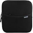 Lacdo Shockproof External USB CD DVD Writer Blu-Ray & External Hard Drive Neoprene Protective Storage Carrying Sleeve Case Pouch Bag With Extra Storage Pocket for Apple MD564ZM/A USB 2.0 SuperDrive / Apple Magic Trackpad / SAMSUNG SE-208GB SE-208DB SE-218GN SE-218CB / LG GP50NB40 GP60NS50 / ASUS External DVD Drives (Black)