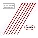 Wide 8 Inch 150 Pack Strong Red Color Heavy Duty Cable Zip Ties-Outdoor, Garden, Office, Festivals and Kitchen Use