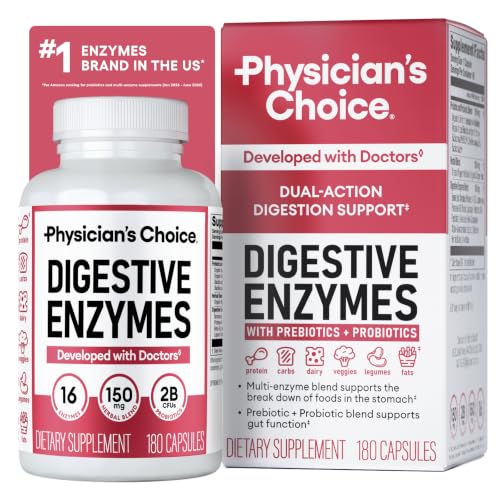 Physician's CHOICE Digestive Enzyme Probiotic Supplement