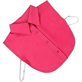 YEKEYI Lady Half Shirt Blouse - Detachable Collar Dickey for Women