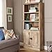 Crossmill Collection Weathered Bookcase 3-shelves with Bottom Storage Bookshelf