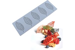 Hollow Leaf Silicone Mold Chocolate Candy 3D Hollow Leaf Candy Mold Food Cooking Meals Decorations Fondant Mold Polymer Clay 