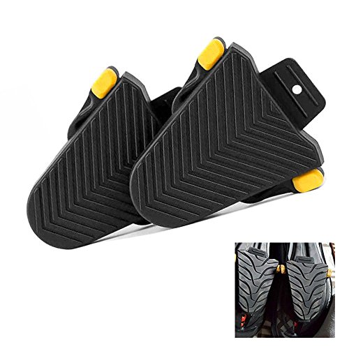 FOONEE Bike Cycling Shoe Cleat Covers,Road Bicycle/Indoor Cycling Cleat Set for Shimano SPD-SL Pedal Cleat Systems Cover 1Pair(Black)