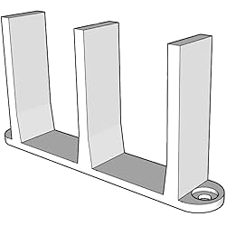 5-Pack Sliding Closet Door Floor Guide Bracket