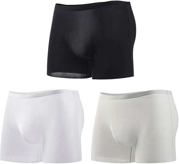 Amazon ボクサーパンツ 極薄メンズ 3d アイス シルク シームレス 下着下着 肌にやさしい通気性速乾ブリーフ ローライズアンダーウェア ボクサー 通販