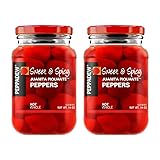 Peppadew HOT Whole Sweet Piquante Peppers, 14 oz