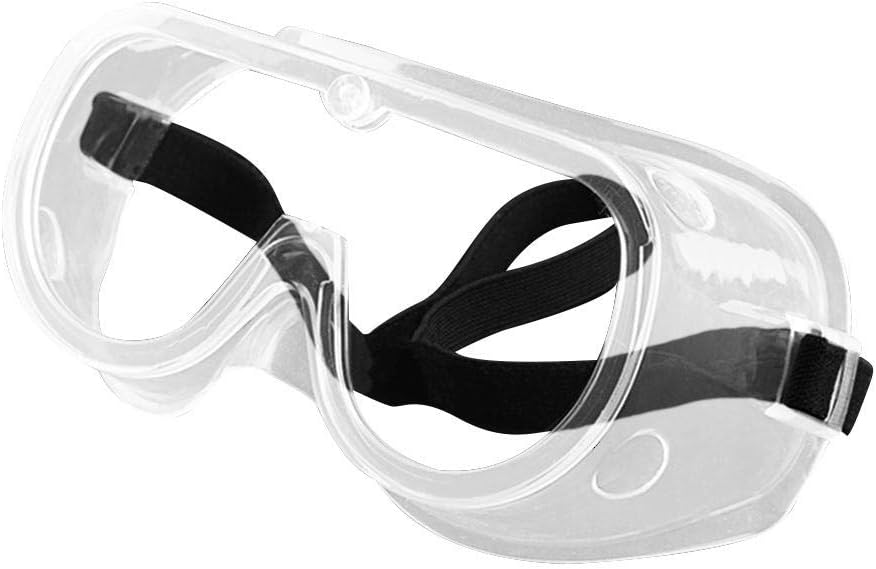 Calmson Safety Goggle, Outdoor Protective Goggles, Anti-Fog Anti-Droplets Cycling Safety Eyewear with Adjustable Elastic Band