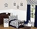 Sweet Jojo Designs Navy Blue and White Chevron Collection Zig Zag Window Valance
