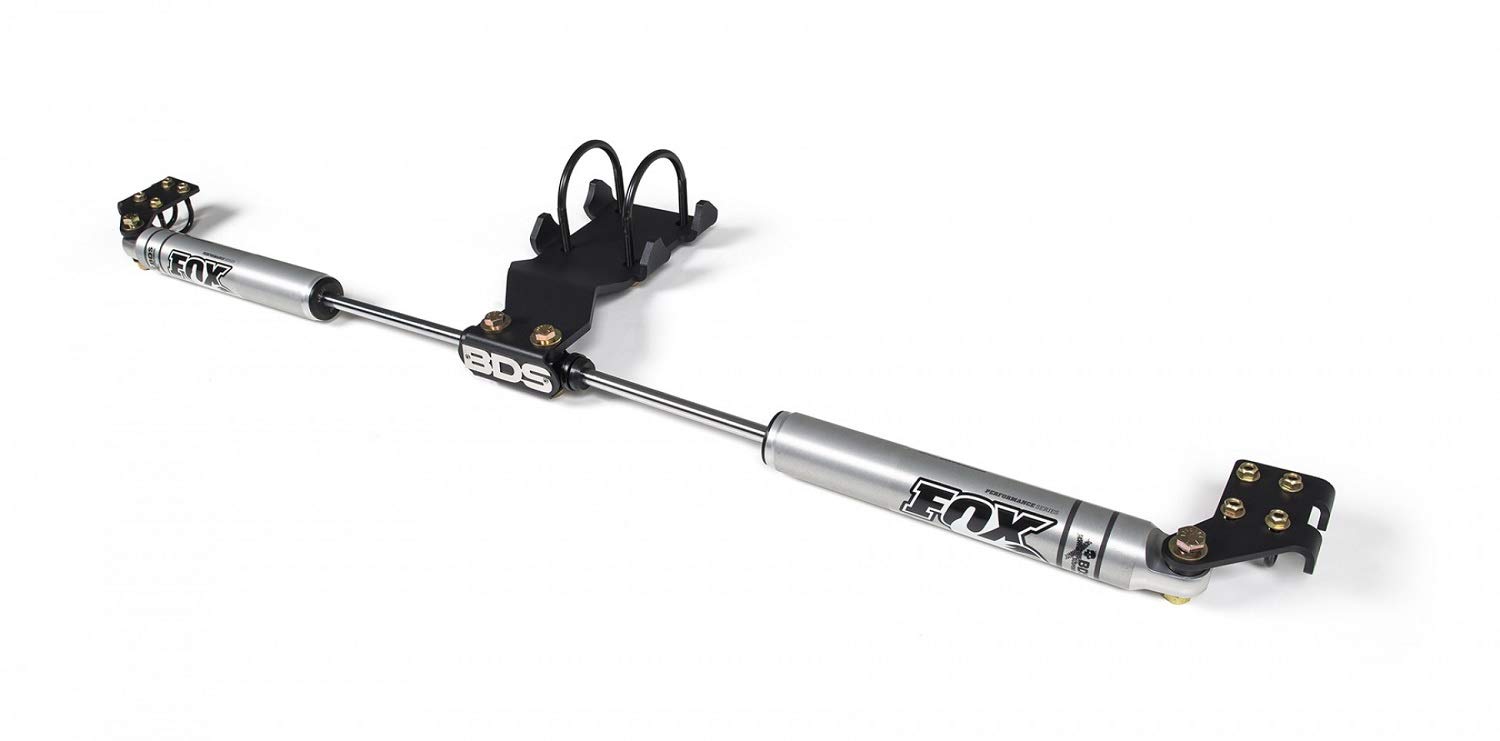 BDS 55380 BDS Fox 98224010 Dual Steering Stabilizers Mount Kit and Pair of Fox 2.0 Steering
