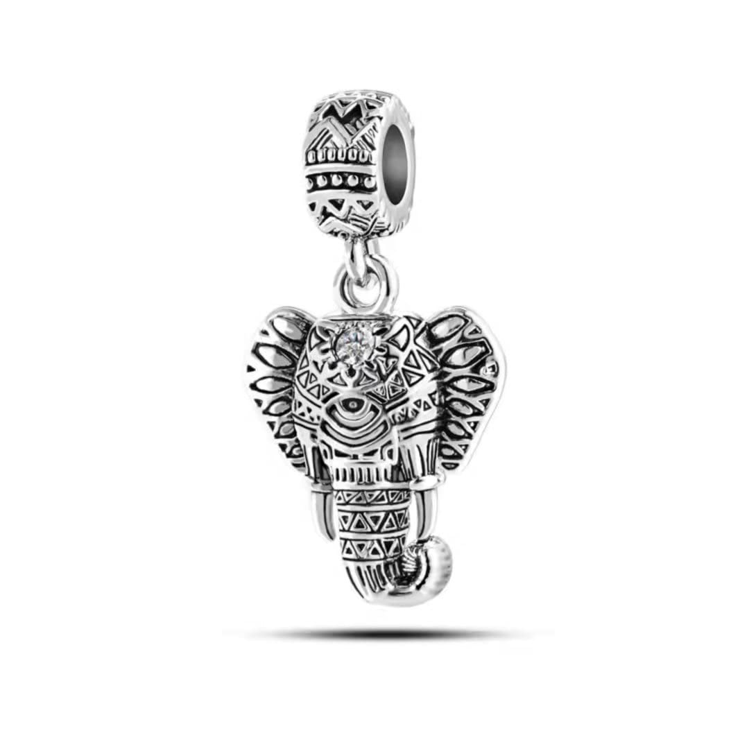 KunBead Jewelry Elephant Dangle Charms Beads