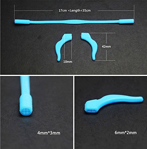 image for Outman Pack of 3 Sets Anti-slip Elastic Silicone Kids Children‘s Eye