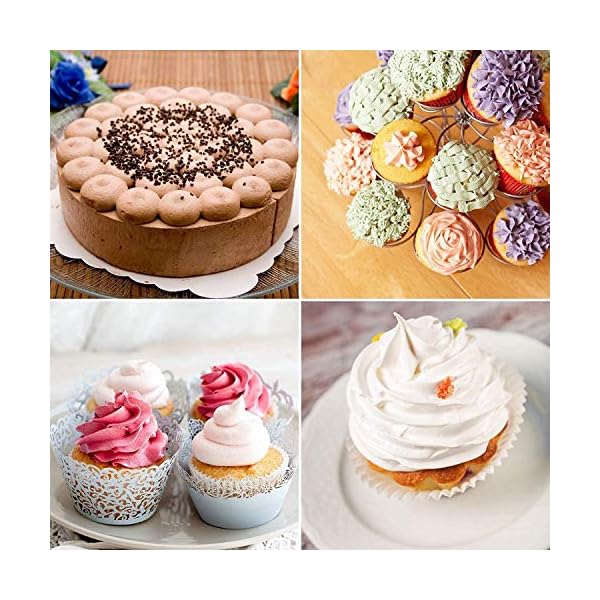 Swirly Bake Cake Decorating 100 Piece Set. Piping Tips, Cake Turntable, Piping Bags, Spatulas, Cupcake Mould, Cake…