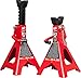 Torin Big Red Steel Jack Stands: Double Locking, 3 Ton (6,000 lb) Capacity, 1 Pair primary