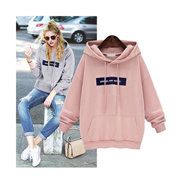 Goddessvan Plus Size Sweatshirt, Women's Long Sleeve Hoodie Sweatshirt Jumper Letter Printed Pullover Tops Blouse - Image 4