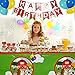 Barnyard Farm Animals Birthday Party Supplies 142 Piece Kit, Paper Plates, Paper Cups, Napkins, Cutlery, Table Cover and Birthday Banner