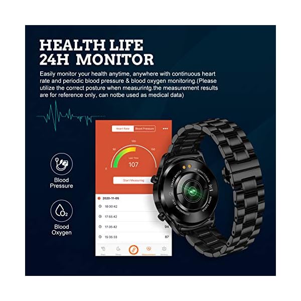 LIGE-Smart-Watch-for-Men-Bluetooth-Calls-Voice-Chat-Fitness-Tracker-with-Blood-Pressure-Heart-Rate-Sleep-Monitor13-Full-Touch-Screen-Activity-Trackers-IP67-Waterproof-Pedometer-for-iOS-Android LIGE Smart Watch for Men, Bluetooth Calls Voice Chat Fitness Tracker with Blood Pressure Heart Rate Sleep Monitor,1.3…