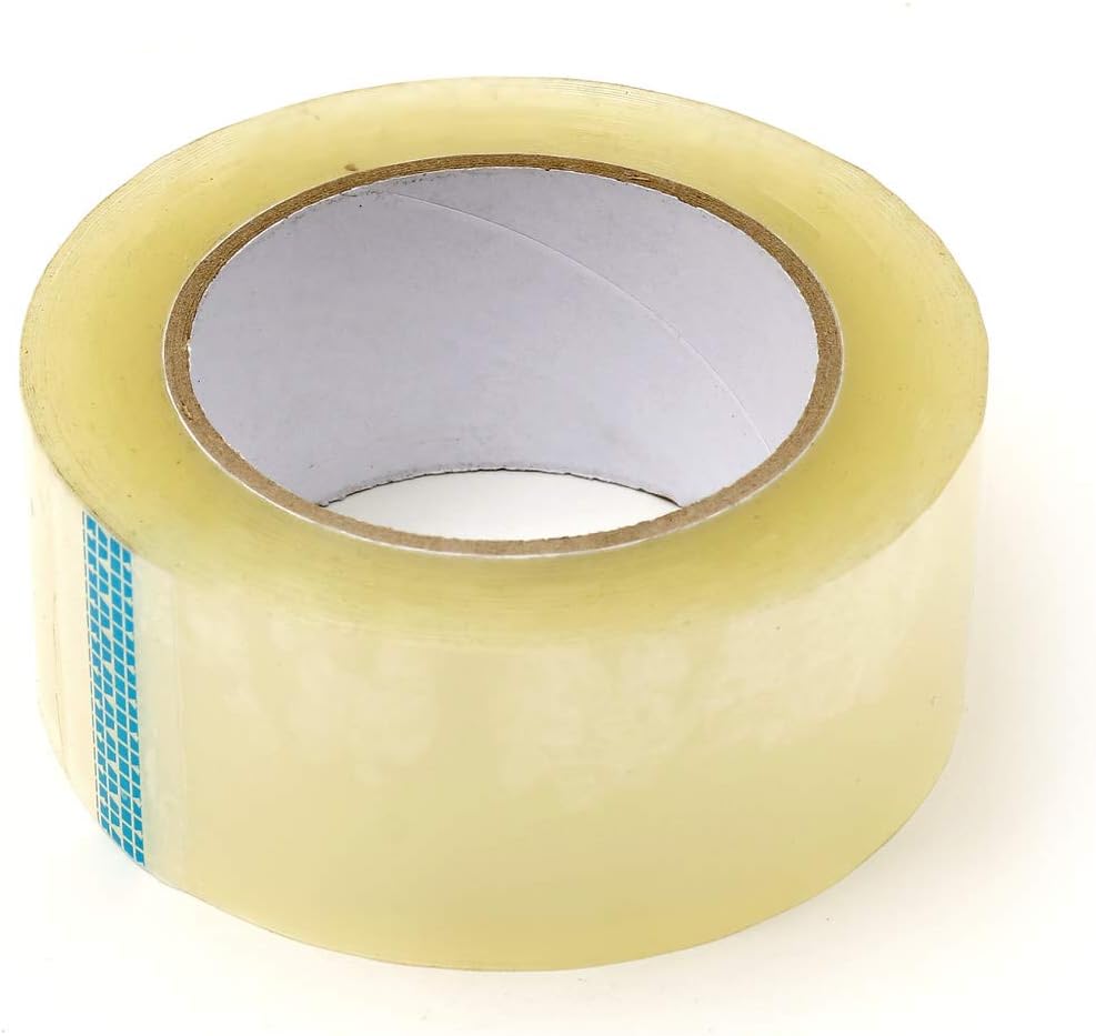 Clear Acrylic Packing Tape, 2 Inch Wide, 2.0mil Thickness, 110 Yard Per Roll [Pack of 6 Rolls]: Industrial & Scientific