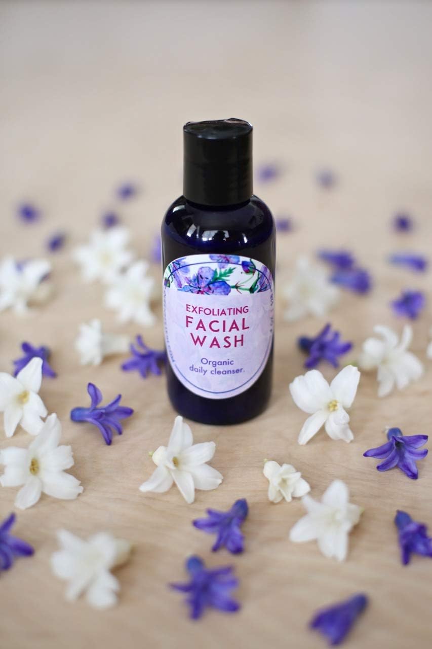 Organic Exfoliating Facial Wash with Salicylic Acid by Queen Bee Organic Skin Care