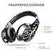 Bluedio A (Air) Stylish Wireless Bluetooth Headphones with Mic (Black)