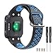 HMJ Band Compatible with Garmin Forerunner 35 Smart Watch Bands,Breathable Silicone Accessory Band Replacement Sport Strap with Screwdriver for Forerunner 35 GPS Running Smart Watch