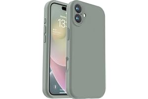 Vooii Compatible with iPhone 16 Case, Liquid Silicone Upgrade [Camera Protection] [Soft Anti-Scratch Microfiber Lining] Shock