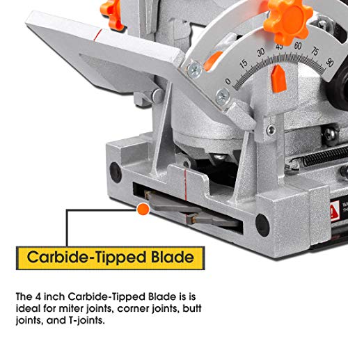 REXBETI Wood Biscuit Plate Joiner Kit, 100Piece Wood Biscuits Included