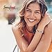 SOUFEEL July Birthstone Charm Rose Red Swarovski Crystal 925 Sterling Silver Charms Fit European Bracelet