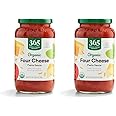 365 by Whole Foods Market, Organic 4 Cheese Pasta Sauce, 25 Ounce (Pack of 2)