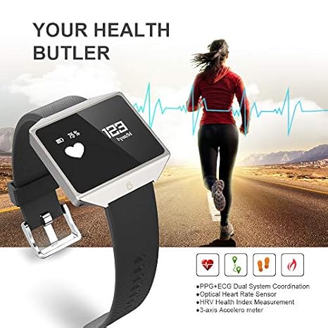 Amazon.com: Reloj inteligente GFiD con ECG + PPG, monitor de ...