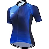 Cycling Jersey Women, Short Sleeve Ladies Bike Shirt Bicycle Clothing for Biking Biker MTB Cyclist Dirt BMX Road Mountain