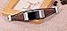 bayite Leather Bands Compatible Fitbit Charge 2, Leather Band Metal Clasp Smartwatch Replacement Accessory Bracelet, Brown Small