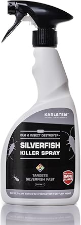 Karlsten Silverfish Killer Spray 500 ml Non-Staining UK Tested Formula view 1