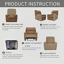 Easy-Going Recliner Stretch Sofa Slipcover Sofa
