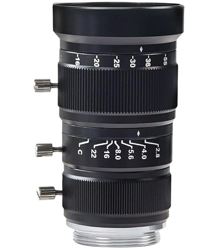 Amazon.com : Quanmin 25mm F1.2 CCTV Lens - 8MP Starlight 1