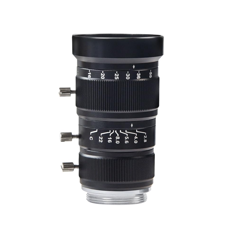 MOKOSE 10-55mm CCTV Camera Lens 10MP Pixels 1/1.7" Security Camera Lens Telephoto Zoom Camera Manual Lens