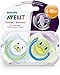 Philips Avent Orthodontic Pacifier, 6-18 months, Blue Animal Designs, 2 pack, SCF182/14