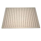 Rozin Brushed Nickel 16-inch Rainfall Shower Head Square Bath Top Spray
