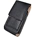 AISCELL Vertical Wallet Case Black Leather Pouch Swivel Belt Clip Holster for TCL 50 LE, 50 XL 5G, 40 XE 5G, Stylus 5G, 10 5G UW, 20 Pro 5G, REVVL 5G,REVVL V+ 5G,30 XE 5G, 30 V 5G (Fit Cover Case on)