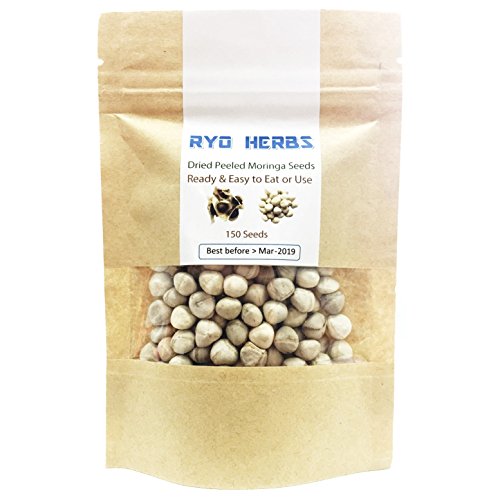 150 seeds of peeled organic dried moringa oleifera seed…