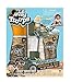 Lil' Army Troops Operation Groom & Go 4 Piece Time Play Set-with Body Wash & Bath Foam-Pretend to Shave in The Tub