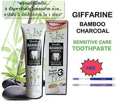 Happy B The Bamboo Charcoal Toothpaste 160 g Giffarine Premium Brand Sesitive-Care