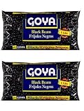 Goya Black Beans Dry 1lb (Pack of 2)