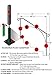 Iron X Handrail Arch #4 Fits 4 or 5 Steps