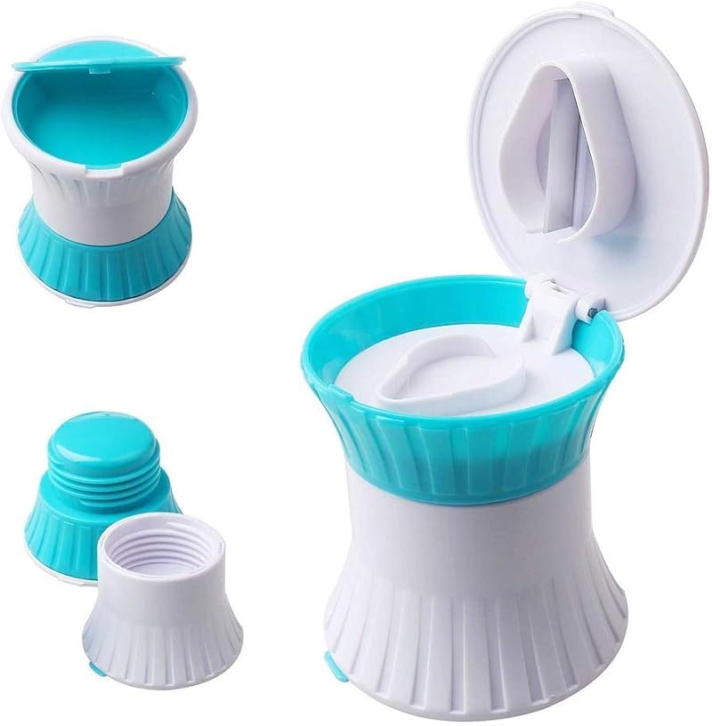 kuou LIding Pill Crusher 3 in 1 Multifuntion Cutter Crusher Box Small Pills