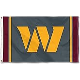 Washington Commanders Blackout Sideline Flag Outdoor Indoor 3x5 Foot Banner