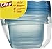 Glad Food Storage Containers - Glad FreezerWare Container - Small - 24 Ounce - 4 Containers