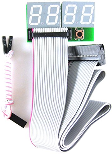 Optimal Shop 4 Digit PCI and ISA PC Computer Motherboard Power Diagnostic Analyzer Post Tester Card