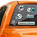 Wincraft NFL Miami Dolphins Ultra Decal Sheet, 11